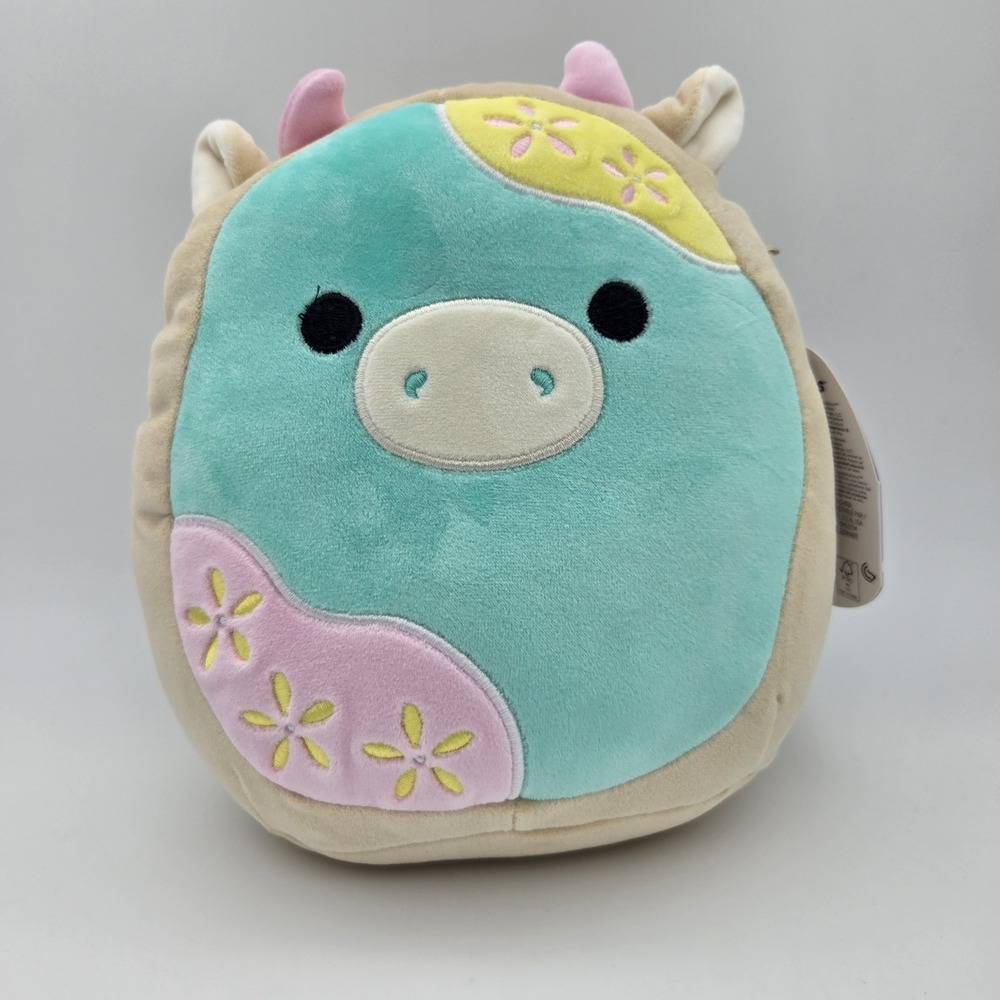 Squishmallows Cornelius‎ Cow Cookie Easter 2025 12" Plush Kellytoy Soft NWT